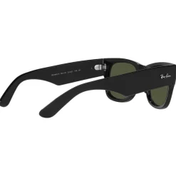 Lunettes Femme<Ray Ban Lunettes de soleil RB0840S Mega Wayfarer Polished Black Green G-15