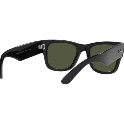 Lunettes Femme<Ray Ban Lunettes de soleil RB0840S Mega Wayfarer Polished Black Green G-15