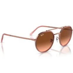 Lunettes Femme<Ray Ban Lunettes de soleil RB3765 Polished Copper Rose Gradient Brown