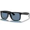 Lunettes Femme|Lunettes Polarisées<Ray Ban Lunettes de soleil RB4165 Justin Classic Matte Rubber Dark Blue Polar