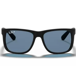 Lunettes Femme|Lunettes Polarisées<Ray Ban Lunettes de soleil RB4165 Justin Classic Matte Rubber Dark Blue Polar