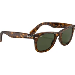 Sale Lunettes de soleil RB4340 Wayfarer Ease Polished Light Havana Green G-15 Femme Lunettes Femme|Lunettes Homme