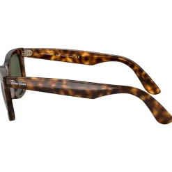 Sale Lunettes de soleil RB4340 Wayfarer Ease Polished Light Havana Green G-15 Femme Lunettes Femme|Lunettes Homme