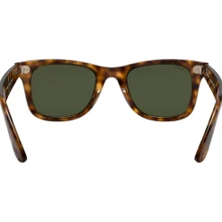 Sale Lunettes de soleil RB4340 Wayfarer Ease Polished Light Havana Green G-15 Femme Lunettes Femme|Lunettes Homme