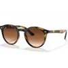 Lunettes Enfant<Ray Ban Lunettes de soleil RB9064S Kids Polished Havana Dark Brown