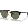 Hot Lunettes de soleil RB3016 Clubmaster Classic Polished Black Gold Green G-15 Polar Femme Lunettes Femme|Lunettes Polarisées