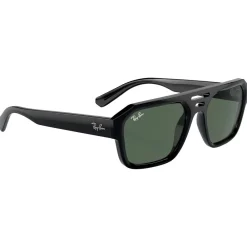 Lunettes de soleil RB4397 Corrigan Polished Black Green G-15 Femme Lunettes Femme