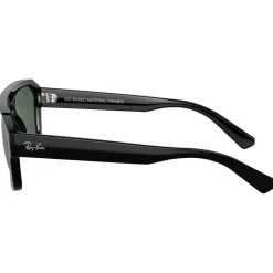 Lunettes de soleil RB4397 Corrigan Polished Black Green G-15 Femme Lunettes Femme