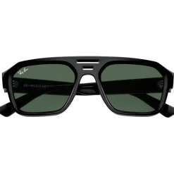 Lunettes de soleil RB4397 Corrigan Polished Black Green G-15 Femme Lunettes Femme