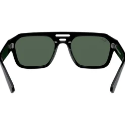 Lunettes de soleil RB4397 Corrigan Polished Black Green G-15 Femme Lunettes Femme