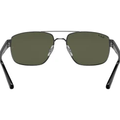 Best Lunettes de soleil RB3663 Polished Gunmetal Green G-15 Polar Femme Lunettes Femme|Lunettes Polarisées