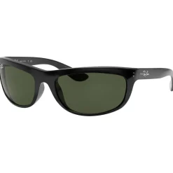 New Lunettes de soleil RB4089 Balorama Polished Black Green G-15 Femme Lunettes Femme