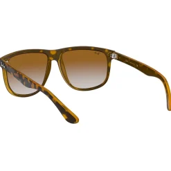 Lunettes Femme<Ray Ban Lunettes de soleil RB4147 Boyfriend Polished Light Havana Gradient Light Brown