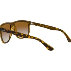 Lunettes Femme<Ray Ban Lunettes de soleil RB4147 Boyfriend Polished Light Havana Gradient Light Brown