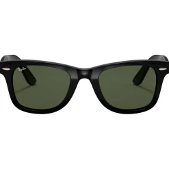 Lunettes Femme<Ray Ban Lunettes de soleil RB4340 Wayfarer Ease Polished Black Green G-15