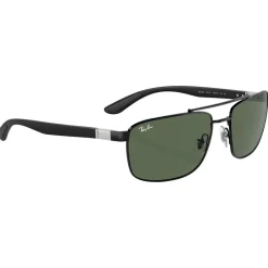 Hot Lunettes de soleil RB3737 Polished Black Dark Green Femme Lunettes Femme