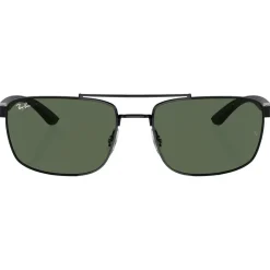 Hot Lunettes de soleil RB3737 Polished Black Dark Green Femme Lunettes Femme