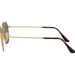 Best Lunettes de soleil RB3548N Hexagonal Flat Polished Gold Polar Green Femme Lunettes Polarisées|Lunettes Femme