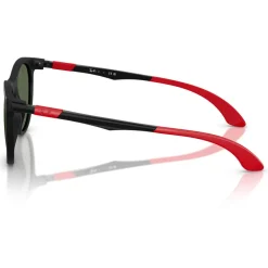 Sale Lunettes de soleil RB9082S Kids Mat Black Dark Green Enfant Lunettes Enfant