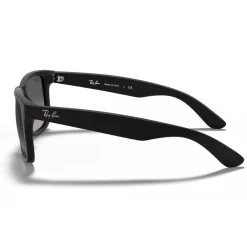 Clearance Lunettes de soleil RB4165 Justin Classic Matte Rubber Black Dark Grey Gradient Femme Lunettes Femme