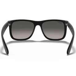 Clearance Lunettes de soleil RB4165 Justin Classic Matte Rubber Black Dark Grey Gradient Femme Lunettes Femme