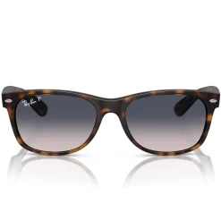 Lunettes Femme|Lunettes Polarisées<Ray Ban Lunettes de soleil RB2132 New Wayfarer Classic Matte Havana Polar Blue