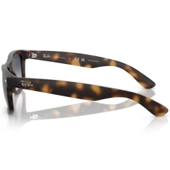Lunettes Femme|Lunettes Polarisées<Ray Ban Lunettes de soleil RB2132 New Wayfarer Classic Matte Havana Polar Blue