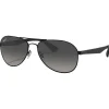 Lunettes Femme|Lunettes Polarisées<Ray Ban Lunettes de soleil RB3549 Polished Black Grey Polar