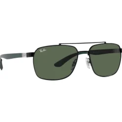 Discount Lunettes de soleil RB3701 Polished Black Green G-15 Femme Lunettes Femme|Lunettes Polarisées