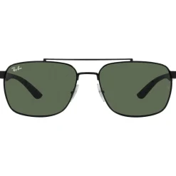 Discount Lunettes de soleil RB3701 Polished Black Green G-15 Femme Lunettes Femme|Lunettes Polarisées
