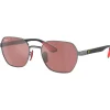 Hot Lunettes de soleil RB3794M Scuderia Ferrari Collection Polished Gunmetal Chromance Violet Silver Polar Femme Lunettes Femme|Lunettes Polarisées