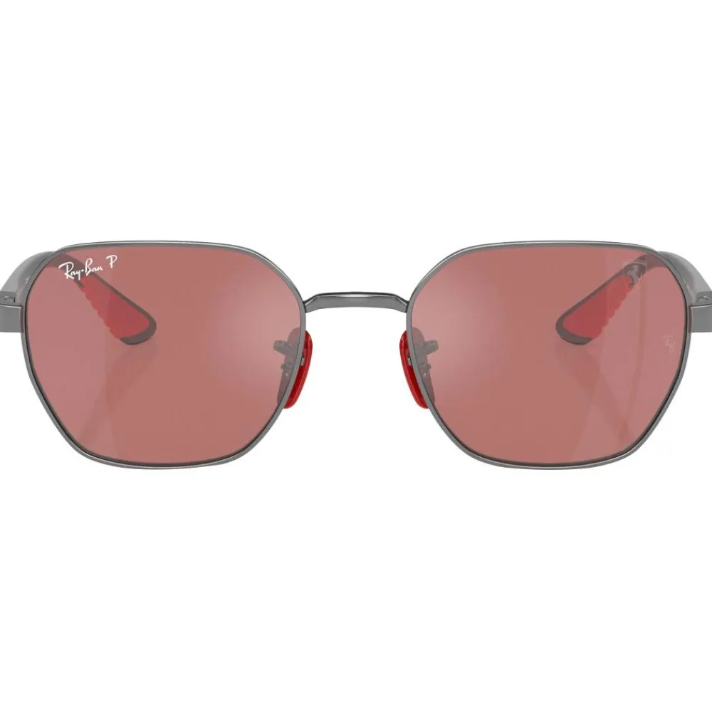 Hot Lunettes de soleil RB3794M Scuderia Ferrari Collection Polished Gunmetal Chromance Violet Silver Polar Femme Lunettes Femme|Lunettes Polarisées