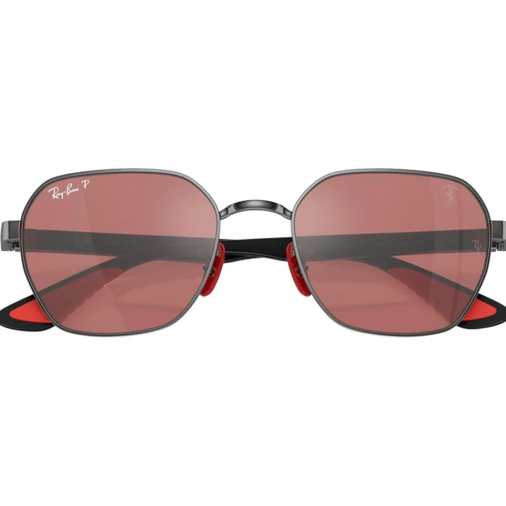 Hot Lunettes de soleil RB3794M Scuderia Ferrari Collection Polished Gunmetal Chromance Violet Silver Polar Femme Lunettes Femme|Lunettes Polarisées