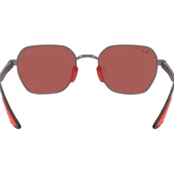 Hot Lunettes de soleil RB3794M Scuderia Ferrari Collection Polished Gunmetal Chromance Violet Silver Polar Femme Lunettes Femme|Lunettes Polarisées