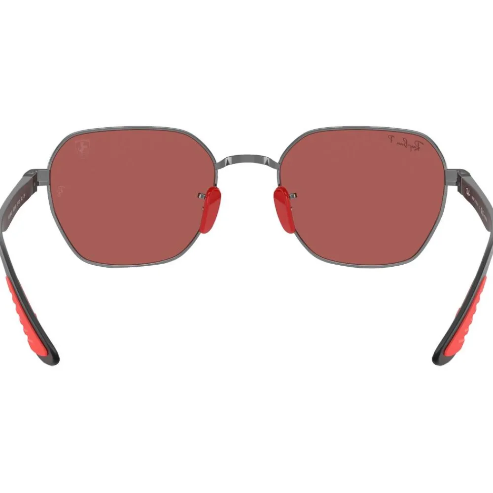 Hot Lunettes de soleil RB3794M Scuderia Ferrari Collection Polished Gunmetal Chromance Violet Silver Polar Femme Lunettes Femme|Lunettes Polarisées