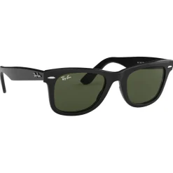 Discount Lunettes de soleil RB2140 Original Wayfarer Classic Polished Black Green G-15 Femme Lunettes Femme|Lunettes Femme