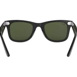 Discount Lunettes de soleil RB2140 Original Wayfarer Classic Polished Black Green G-15 Femme Lunettes Femme|Lunettes Femme