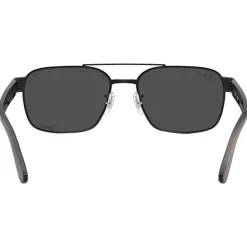 Lunettes Femme|Lunettes Polarisées<Ray Ban Lunettes de soleil RB3751CH Polished Black Chromance Dark Grey Polar