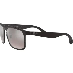 Lunettes Polarisées|Lunettes Femme<Ray Ban Lunettes de soleil RB4264 Matte Black Chromance Silver Polar