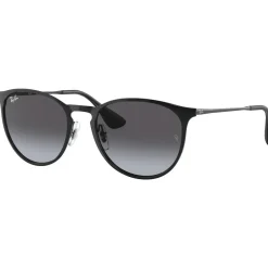 Sale Lunettes de soleil RB3539 Erika Metal Polished Black Dark Grey Gradient Femme Lunettes Femme
