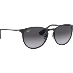 Sale Lunettes de soleil RB3539 Erika Metal Polished Black Dark Grey Gradient Femme Lunettes Femme