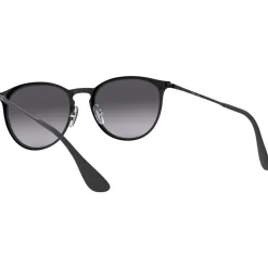 Sale Lunettes de soleil RB3539 Erika Metal Polished Black Dark Grey Gradient Femme Lunettes Femme