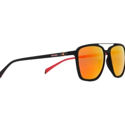 Lunettes Femme|Lunettes Polarisées<Red Bull Spect Lunettes de soleil Redps Square Soft Touch Black Brown Red Mirror Polarized