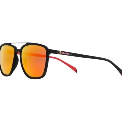 Lunettes Femme|Lunettes Polarisées<Red Bull Spect Lunettes de soleil Redps Square Soft Touch Black Brown Red Mirror Polarized