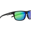 Lunettes Polarisées|Lunettes Femme<Red Bull Spect Lunettes de soleil Loom Matte Black Smoke Green Mirror Polarized