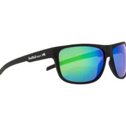 Lunettes Polarisées|Lunettes Femme<Red Bull Spect Lunettes de soleil Loom Matte Black Smoke Green Mirror Polarized