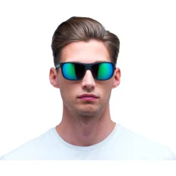Lunettes Polarisées|Lunettes Femme<Red Bull Spect Lunettes de soleil Loom Matte Black Smoke Green Mirror Polarized