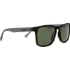 Lunettes Polarisées|Lunettes Femme<Red Bull Spect Lunettes de soleil Leap Matt Black Transparent Green Green Polarized