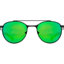 Lunettes Femme|Lunettes Polarisées<Red Bull Spect Lunettes de soleil Redms Panto Matt Black Olive Green Green Mirror Polarized
