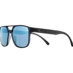 Clearance Lunettes de soleil Elroy Shiny X'Tal Dark Grey Blue Mirror Femme Lunettes Femme